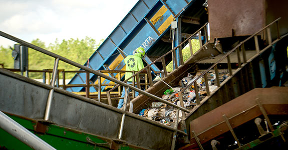 The Recycling center