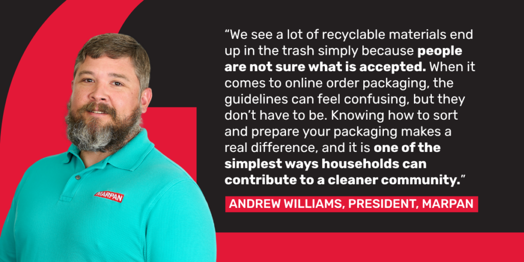 How to Recycle Packaging From Your Online Orders | Marpan